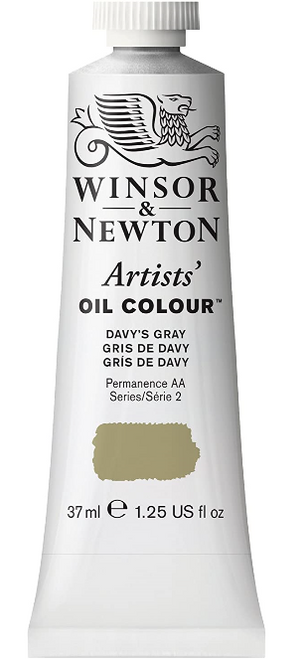 Artists' Oil Color Paint, 37mL, Davy's Gray