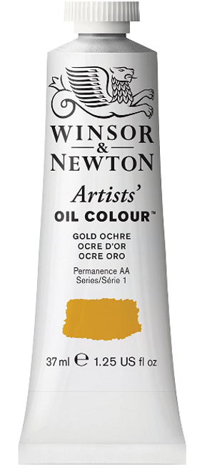 Artists' Oil Color Paint, 37mL, Gold Ochre