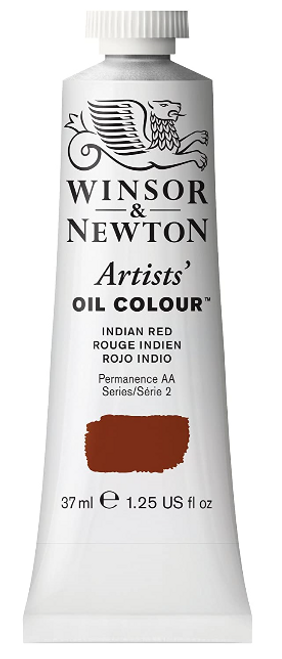 Artists' Oil Color Paint, 37mL, Indian Red