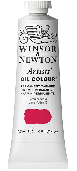 Artists' Oil Color Paint, 37mL, Permanent Carmine