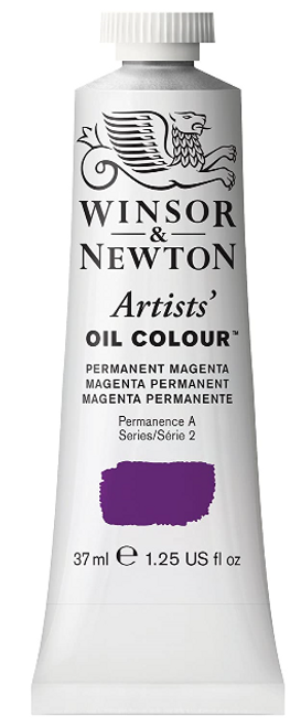 Artists' Oil Color Paint, 37mL, Permanent Magenta