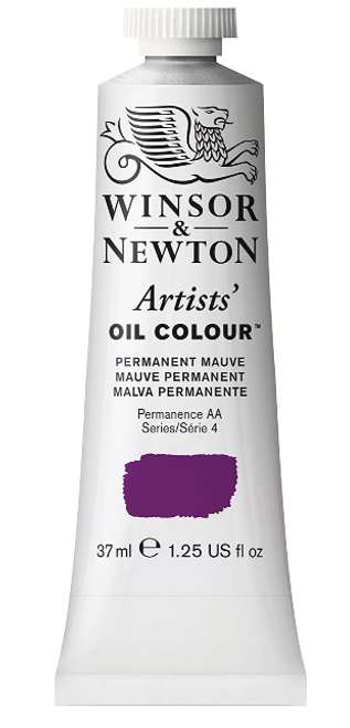 Artists' Oil Color Paint, 37mL, Permanent Mauve