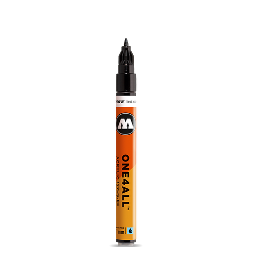ONE4ALL 127HS-EF Acylic Marker, 1mm, 180 Signal Black