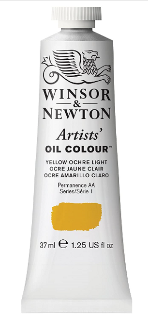 Artists' Oil Color Paint, 37mL, Yellow Ochre Light