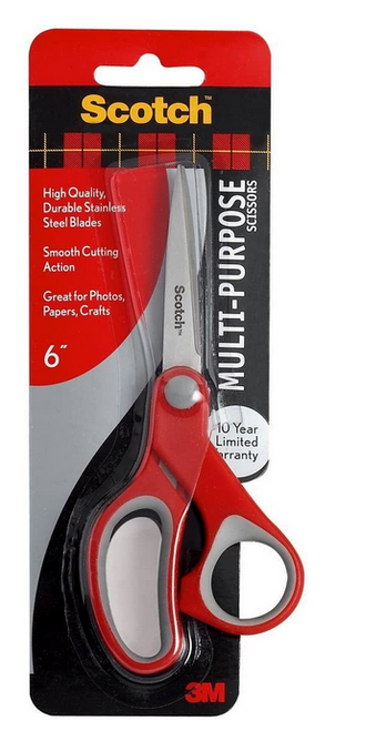 Scotch Multi-Purpose Scissors, 6"