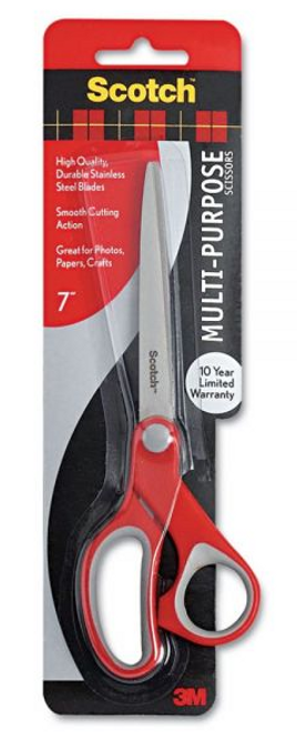 Scotch Multi-Purpose Scissors, 7"