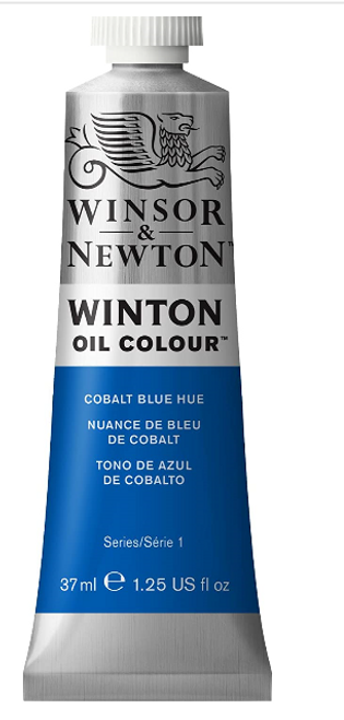 Winton Oil Color Paint, 37mL, Cobalt Blue Hue