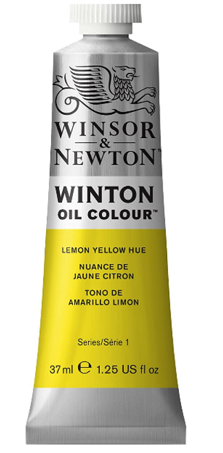 Winton Oil Color Paint, 37mL, Lemon Yellow Hue