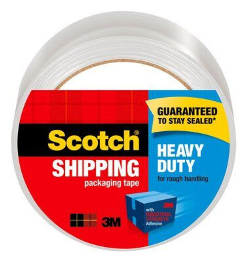 Scotch Heavy Duty Shipping Packaging Tape, 1.88"x54.6yd.