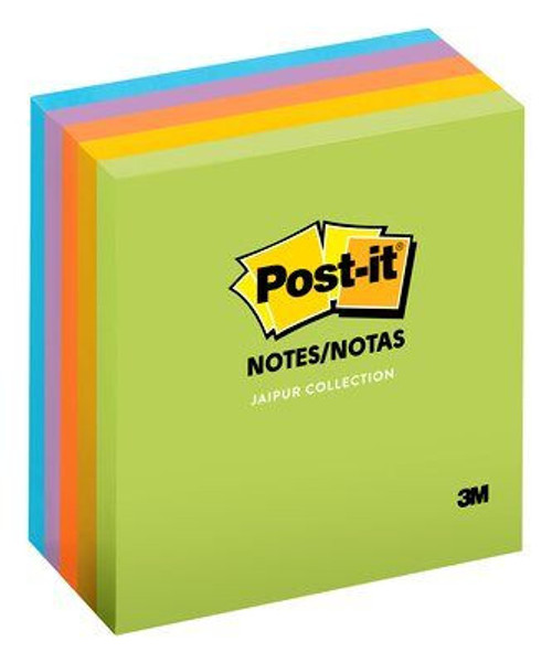 Post-it Notes, 3"x3", 5 Pads Per Pack, Jaipur Colors