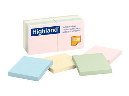 Highland Notes, 3"x 3", 12 Pads Per Pack