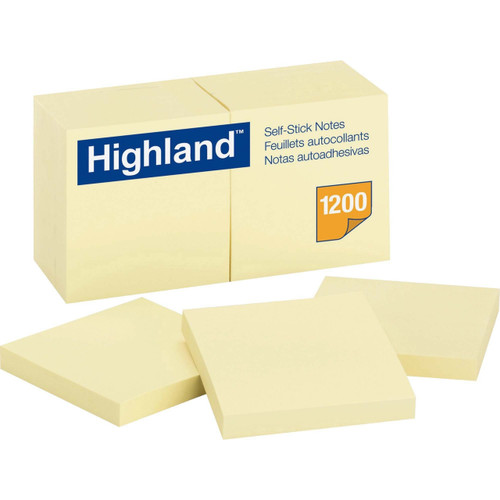 Highland Notes, 3"x 3", Canary Yellow