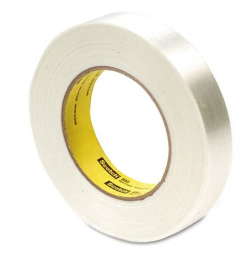 Scotch Filament Tape, 6 mil, .94"x 60yd., Clear