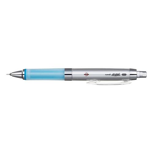 (Not for Sale Online) Kuru Toga Alpha Gel Mechanical Pencil, Silver/Blue (0.5mm)