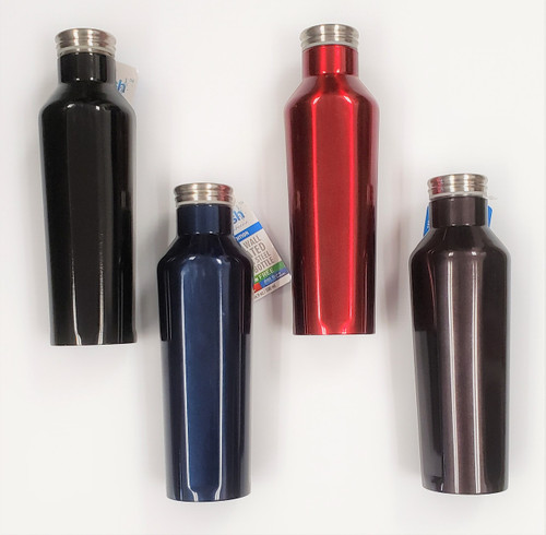 Hex Splash Stainless Steel Bottle, Assorted Colors