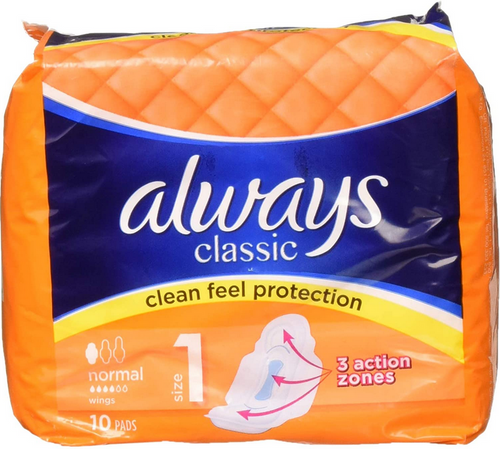 Classic Sanitary Pads w/ Wings, Normal
