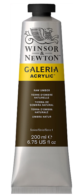 Galeria Acrylic Paint, 200mL, Raw Umber