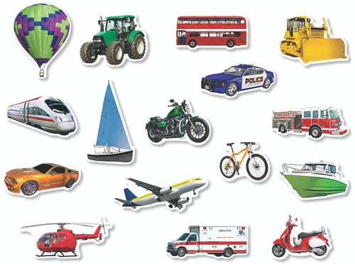 Bulletin Board Accents, 48ct, Transportation