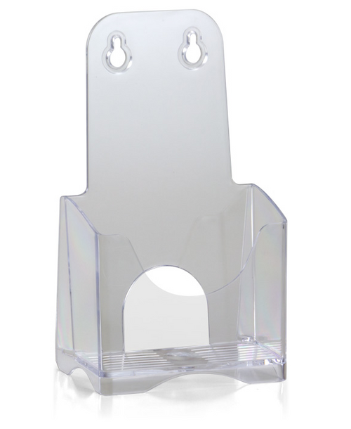 OIC23012 - Leaflet Holder, 4-1/4" Wide, Clear, 1 Pocket