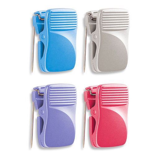 Standard Cubicle Clips, Assorted Metallic Translucent Colors, 24 Count