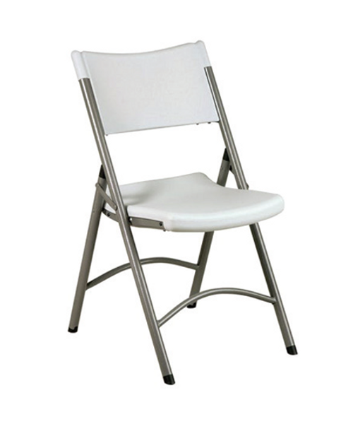 Office Star Heavy Duty Resin Folding Chair - Gray