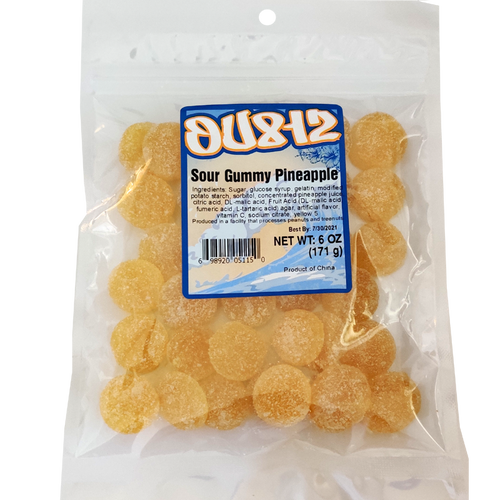 OU812 Sour Pineapple Gummy, 6 oz.