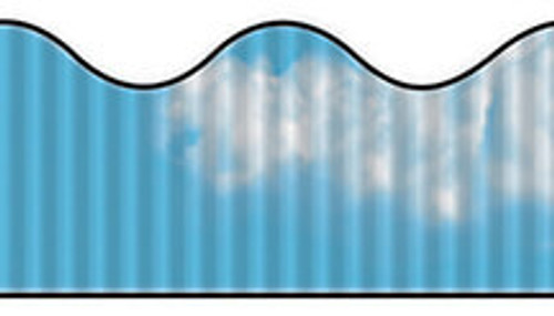 2-1/4"x25' Bordette® Border, Clouds