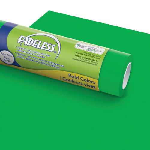Fadeless Bulletin Board Paper, 48" x 50', Apple Green