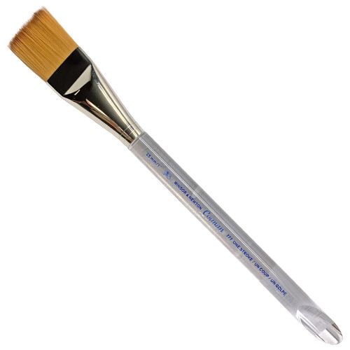 Winsor & Newton Cotman One Stroke (Clear) Flat Brush, Series 777, Short Handle, 1"