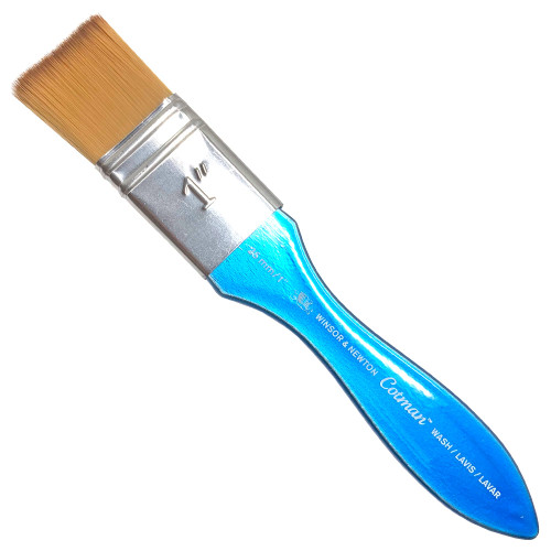 Winsor & Newton Cotman Wash Brush, Standard Handle, #1"