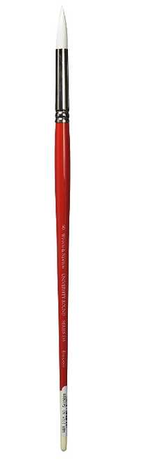 University Round Brush, Series 235, Long Handle, #8