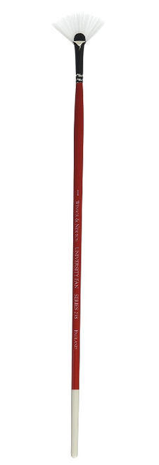 University Fan Brush, Series 238, Long Handle, #1