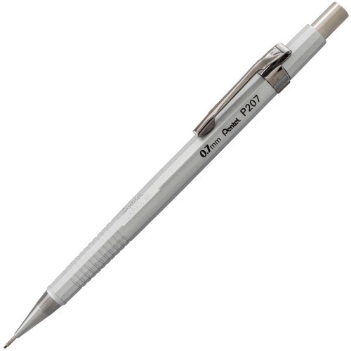 Sharp Mechanical Pencil (0.7mm) Metallic Silver Barrel