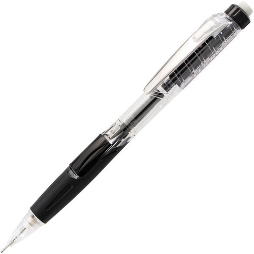 Twist-Erase Click Mechanical Pencil (0.5mm) Clear Barrel, Black Grip