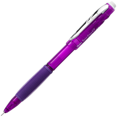 Twist-Erase GT (0.5mm) 1-CLICK Mechanical Pencil Transparent Violet Barrel