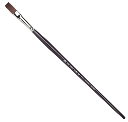 Galeria Flat Brush, Long Handle, #12