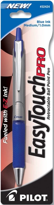 EasyTouch Pro Retractable Ballpoint Pen, Medium Point (1.0mm), Blue
