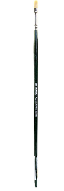 Winton Hog Flat Brush, Long Handle, #1