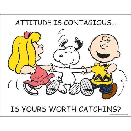 Peanuts Attitude Poster, 17"x22"