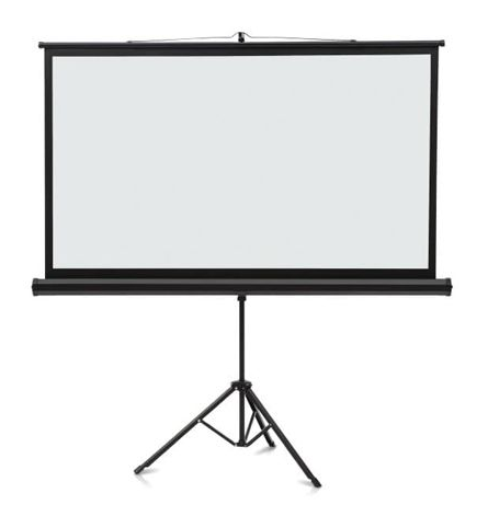 Wide Projection Sreen With Tripod Base, 45" x 80"
