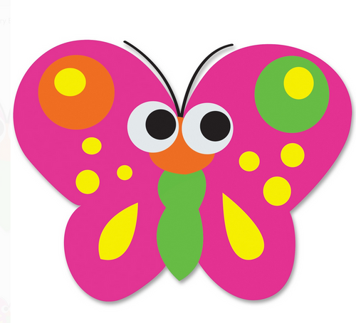 Magnetic Whiteboard Eraser, Butterfly