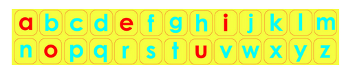 Lowercase Letter Tiles