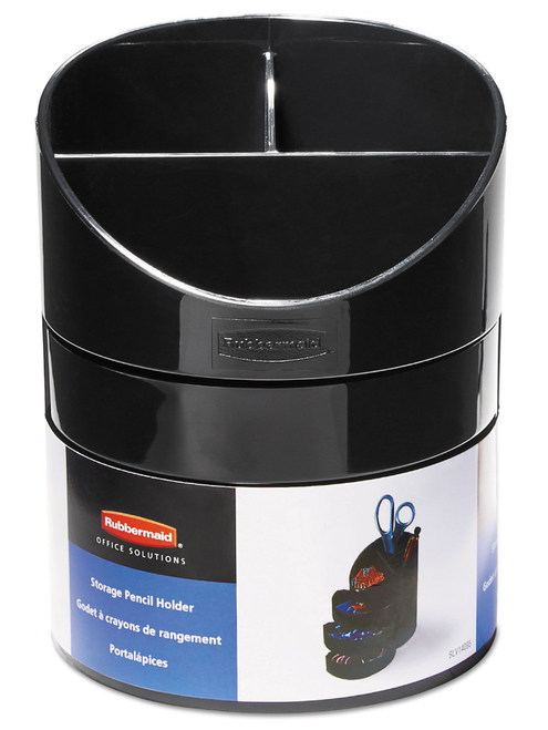 Small Storage Pencil Holder, Black