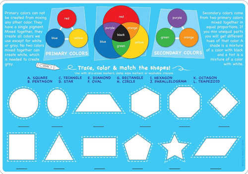 Smart Poly Learning Mat, Colors and Shapes - Fisher Hawaii