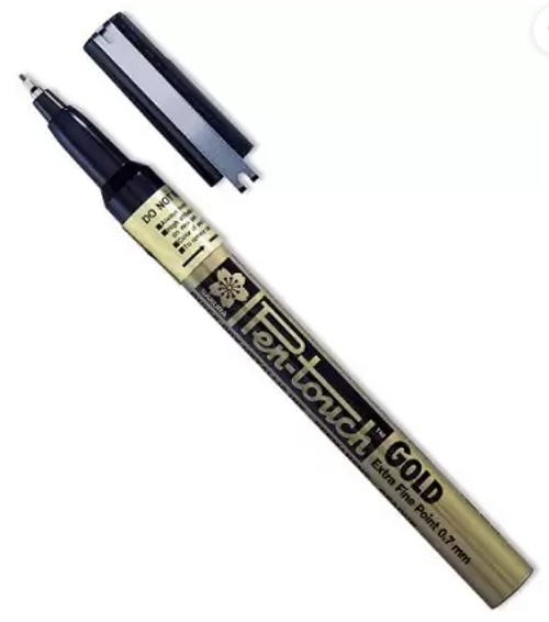 Pentouch Paint Marker, Extra-Fine, Gold