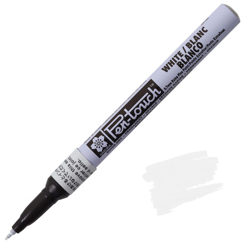 Pen-Touch Paint Marker, Extra Fine (0.7mm), White