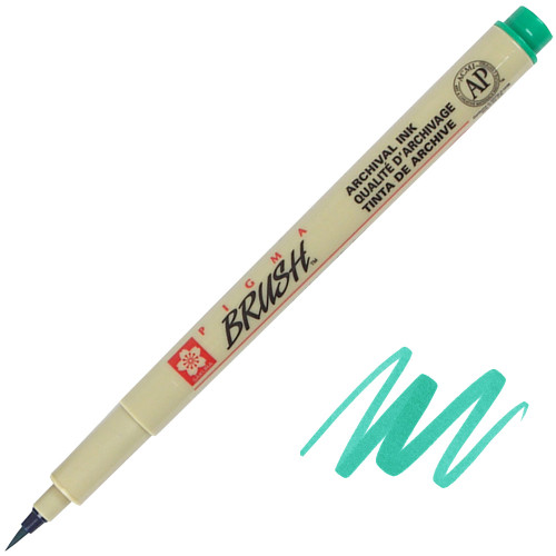 Pigma Brush Pen, Green
