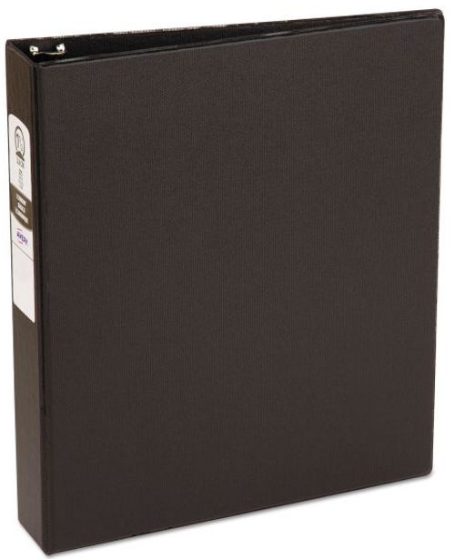 Economy Binder, 1-1/2" Round Ring, Black