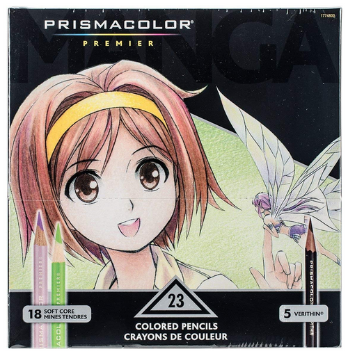 Premier Colored Pencils, Set of 23, Manga Colored Pencils