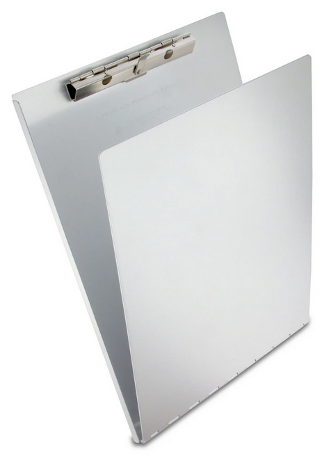 Recycled Aluminum Clipboard w/ Cover, Letter Size